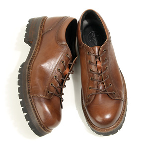 Chaussures en cuir vintage à bout rond en peau de cheval marron pour homme – Décontractées, résistantes à l'abrasion, idéales pour l'automne - Product Image 3