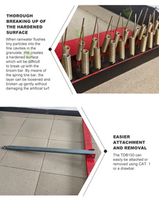 Herramienta de Cepillado para el Mantenimiento del Césped, para <span class=keywords><strong>Campos</strong></span> de Fútbol de Césped Artificial y Herramienta para Peinar el Césped Deportivo - Product Image 4