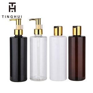 Bouteille en plastique vide personnalisable 100ml 120ml 150ml Bouteille rechargeable en PET avec pompe à huile et bouchon à clip 200ml 250ml 500ml - Product Image 3