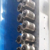 Machine de fabrication de conduit d'air flexible en aluminium pur à verrouillage de couture chinois entièrement automatique avec table élévatrice