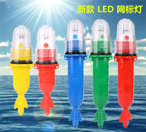 Cần câu cá chạy bằng pin IP68 với đèn LED lưới màu xanh lá cây và xanh dương, mồi thu hút cá cho đèn câu cá dưới nước - Product Image 3