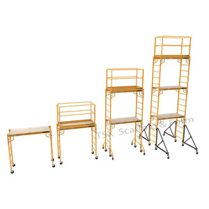 Tianjin TSX Mobile télescopique en acier boulanger intérieur <span class=keywords><strong>échafaudage</strong></span> garde-corps multifonctionnel roulant réglable roulette industrielle - Product Image 6