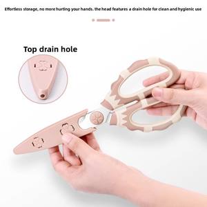 <span class=keywords><strong>Ciseaux</strong></span> de <span class=keywords><strong>cuisine</strong></span> <span class=keywords><strong>pour</strong></span> usage domestique, multifonctionnels, puissants, spécialisés dans la découpe des os et de la viande de poulet, lavables au lave-vaisselle - Product Image 4