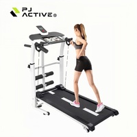 PINJIAN 2025 Tapis de course intelligent pliable portable pour la maison, équipement de fitness mécanique
