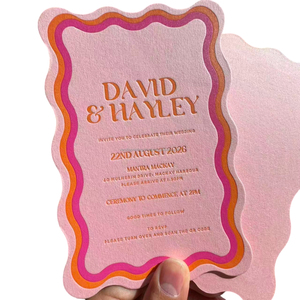 Tarjeta de invitación clásica de lujo Diseño de tipografía elegante Logotipo personalizado Tarjeta de felicitación compensada Gracias Incluye - Product Image 1