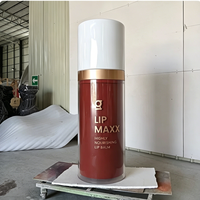 Grande sculpture en résine personnalisée, modèle de flacon de soin, accessoire géant pour présentation cosmétique, décoration de vitrine de luxe pour centre commercial et magasin de détail
