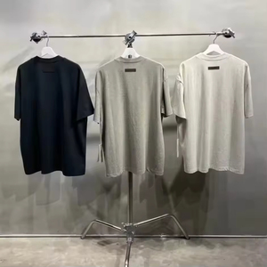 Camisetas de Alta Calidad para Hombre, Talla Grande, 100% Algodón, Estilo Urbano Y2K, Marca Ess, Camisetas con Estampado de Letras - Product Image 1