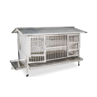 Cages Spéciales Amovibles en Acier Inoxydable Faciles à Nettoyer pour l'Élevage – Grandes Cages à Poulets pour Fermes d'Élevage