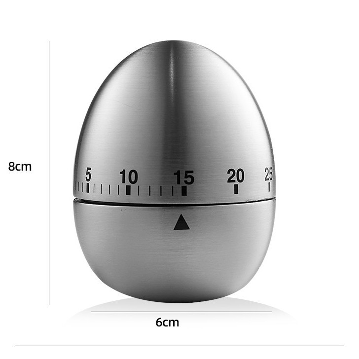 Temporizador de huevos gris