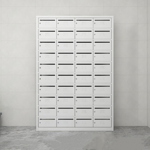 Boîte aux lettres murale extérieure en acier, casier de livraison, armoire de rangement, boîte à lettres en métal - Product Image 6