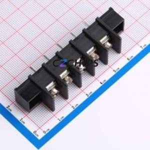 WJ45S-A-9.5-5P Barrier Terminal Block P=9.5mm Connector - Product Image 1