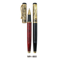 Stylo bille de luxe en métal de haute qualité avec logo, pointe de 1,0 mm, effaçable, design sportif VIP pour usage promotionnel de PDG