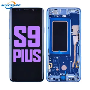 Professional QC Original Mobile Phone LCD Touch Display Screen for Samsung Galaxy S9 Plus Digitizer LCD Replacements