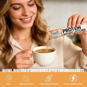 Polvere di Proteine Vegetali e Superfood OEM ad Alto Contenuto Proteico, Bevanda al Latte di Cocco con Adattogeni e Funghi - Product Image 4