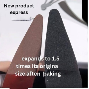 Éponges de maquillage triangulaires personnalisées en gros, marque privée, forme unique, pour fond de teint, blush et crème BB - Product Image 3