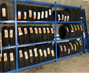 رفوف عجلات فولاذية OEM ODM، رف عرض إطارات السيارات، رف إطارات قابل للتكديس للشاحنات الثقيلة، رف إطارات احتياطية للدراجات النارية - Product Image 5