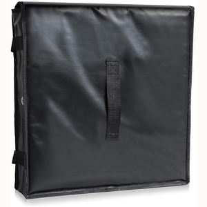 High Quality Extra Large Nonwoven Thermal <b>Bag</b> Insulated <b>Food</b> <b>Delivery</b> Tote <b>Bag</b> with 3 Cup Holders for Pizza Beverage <b>Delivery</b> - Product Image 4