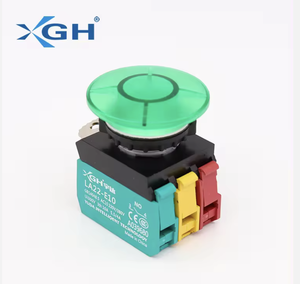 La22e Đỏ/Xanh/Vàng trở lại tạm thời nhựa nấm đầu <span class=keywords><strong>push</strong></span> <span class=keywords><strong>button</strong></span> với đèn - Product Image 4