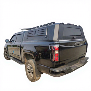 Capot de benne manuel à trois portes avec hayon surélevé en alliage d'aluminium pour Toyota, Ford F-150, Ranger, <span class=keywords><strong>Dodge</strong></span> <span class=keywords><strong>Ram</strong></span> <span class=keywords><strong>1500</strong></span>, Isuzu Dmax, Mitsubishi - Product Image 5