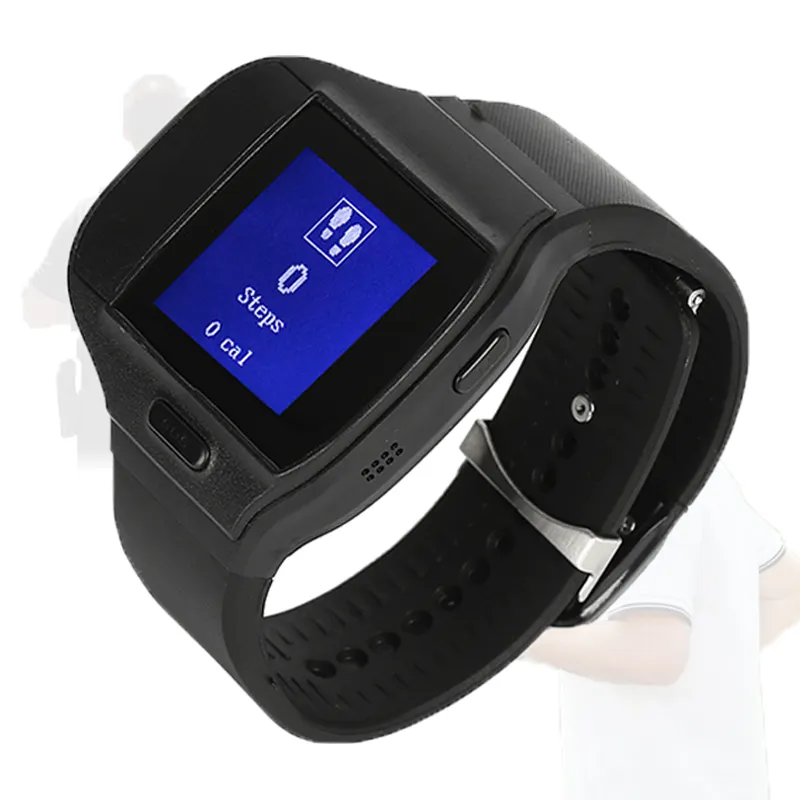 Rastreador médico GPS 4G para personas mayores, reloj de seguimiento médico, soporte de cinturón de alarma, rastreador de frecuencia cardíaca