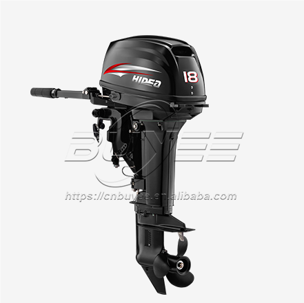 HIDEA Boat Engine Ship 18HP 2 Stroke Outboard Motors New Saltwater Gasoline Outboard Motors