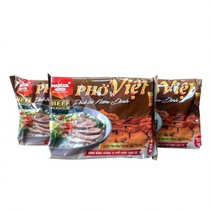 Nouilles de riz instantanées vietnamiennes Pho, 100% riz pur, saveur bœuf, pack familial, prêtes en 4 minutes, rapides et pratiques, Nadisa Fresh Foods - Product Image 1