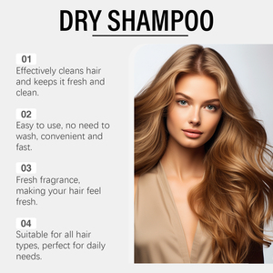 Hoegoa <strong>Vanilla</strong> Dry Hair <strong>Spray</strong> Gently Repair Frizzy, Fluffy And Easy To Manage Hair Dry <strong>Cleaning</strong> <strong>Spray</strong>