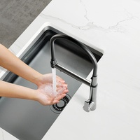 Aideal Hot superbe et fonctionnel robinet de cuisine extractible mélangeant beauté et utilité parfaitement