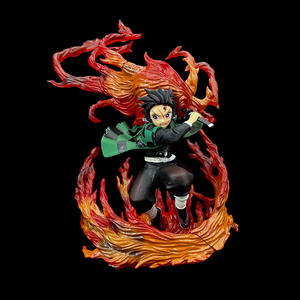 Figurine de collection Demon <span class=keywords><strong>Slayer</strong></span> Kamado Tanjirou, Modèle de dieu du feu respirant des flammes, disponible en gros - Product Image 3