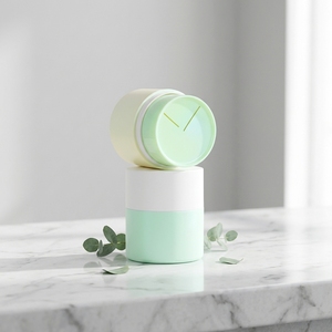 Botol Kosmetik Kosong Plastik PP ABS 50g Mewah Berputar untuk Perawatan Kulit dengan Warna & Logo Kustom - Product Image 1