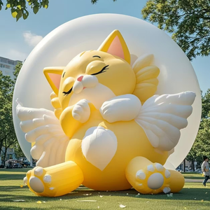 Mô hình thú bông khổng lồ hình gấu hoạt hình quảng cáo ngoài trời tùy chỉnh cho các sự kiện - Product Image 5