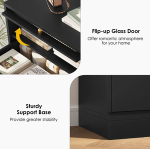 <span class=keywords><strong>Commode</strong></span> verticale en bois à <span class=keywords><strong>6</strong></span> <span class=keywords><strong>tiroirs</strong></span> de 23.<span class=keywords><strong>6</strong></span> ''avec portes en verre trempé Armoire de rangement simple mais durable - Product Image 4