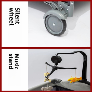 Cuna Portátil Plegable Multifuncional para Bebés con Cama Grande Adaptable y Doble Capa para Bebés de 0 a 36 Meses - Product Image 2