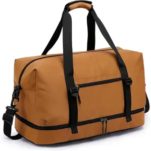 Schuhe mehrfachfachfach reisewochenende taschen gepäck reise tote-tasche mit tasche kostenloser versand und reißverschluss reißverschluss individuell angepasst