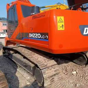 Grande pelle sur chenilles haute efficacité DOOSAN d'occasion originale coréenne DH220LC-7 avec roulement 1 an de garantie Shanghai à vendre - Product Image 6