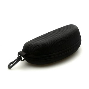 Chuancheng Eyeglasses <b>Case</b> <b>Hard</b> <b>Shell</b> Zipper Closure Unisex Eyewear Accessories Rectangle 6-8.9 In Solid Black - Product Image 5