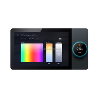 Amplificador de Audio para el hogar inteligente de 8 pulgadas, IPS, Android, Control inteligente, Tuya Zigbee, montaje en pared eléctrico, Fondo de cine en casa