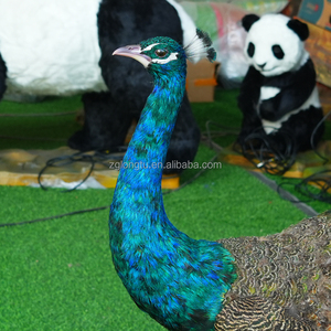 Chim công viên sinh thái Vườn thực vật nghệ thuật Prop Robot animatronic hoạt hình cơ điện Chim Chim Con Công để bán - Product Image 3