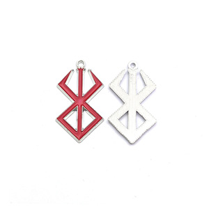 Colgante de metal esmaltado <span class=keywords><strong>Berserk</strong></span> Brand of Sacrifice para hacer collares, llaveros y joyería DIY - Product Image 5