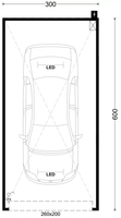 Porte à enroulement en panneaux sandwich pour l'extérieur, maison préfabriquée, conteneur, stockage de voitures préfabriqué à vendre