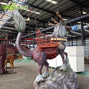 Estatua mitológica Lege Animatronic Qilin, modelo <span class=keywords><strong>de</strong></span> monstruo <span class=keywords><strong>de</strong></span> silicona, personaje animado para exposición <span class=keywords><strong>de</strong></span> juegos y parque <span class=keywords><strong>de</strong></span> atracciones - Product Image 2