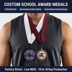 Medaglie Personalizzate per Bambini con Personaggi dei Cartoni Animati, Vari Souvenir Scolastici, Premi Sportivi, Medaglie 3D per Maratona e Corsa - Product Image 1