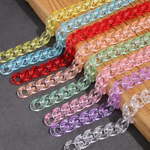 Acrylic Bag Chains Replacement Women Handbag Chain Strap Accessories Adjustable Shoulder Chain For Bag