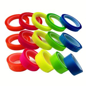 Petites bandes adhésives PET auto-adhésives Glow-Line transparentes et bandes surligneuses, notes autocollantes colorées - Product Image 1