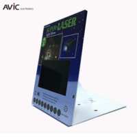 Zte-support de carte de dérivation vidéo, étagère de produits, écran lcd, lecteur vidéo avec impression personnalisée, point de vente