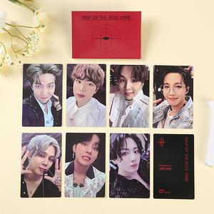 KPOP Jung Kook V MAP OF THE SOUL ON:E Photocards Jimin Jin Tarjetas Lomo de doble cara Selfie Postal Fans Colección Regalo de recuerdo - Product Image 3