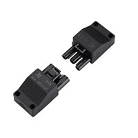 Connecteur enfichable Greenway 898 3 pôles 16A 500V, contact en cuivre, nylon UL94 V-2 ignifuge, bornier de câblage
