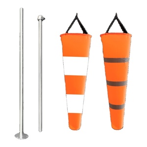 Drapes à vent réfléchissants suspendus pour l'extérieur, résistants aux déchirures, pour aéroports, mesure de la direction du vent, indicateurs de vent extérieurs - Product Image 1