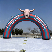 Arche gonflable personnalisée pour compétitions sportives, arche publicitaire pour événements et promotion de camping avec affichage de logo