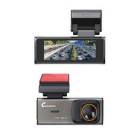 Caméra embarquée 4K double objectif avant et arrière, écran IPS 3,2 pouces, Wi-Fi, vision nocturne, enregistrement en boucle, moniteur de stationnement, 12-24V, 130-150°